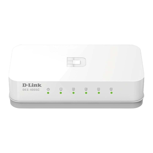 DLINK SWITCH DES-1005C/B 5-PORT 10/100 WHITE NEW - 2YW