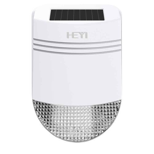 HEYI ALARM HY-6107S Outdoor Wireless Solar Siren (Neutral Package) H7 - 2YW