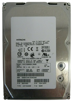 HITACHI 600GB 10K 6Gbps LFF 3.5 SAS HDD HARD DISK 0B24502 - RFB - 1YW