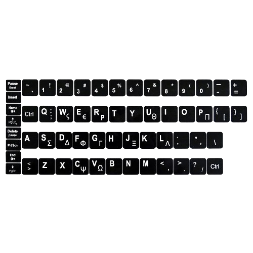 STICKER DECAL KEYBOARD WITH ENGLISH FOR LAPTOP